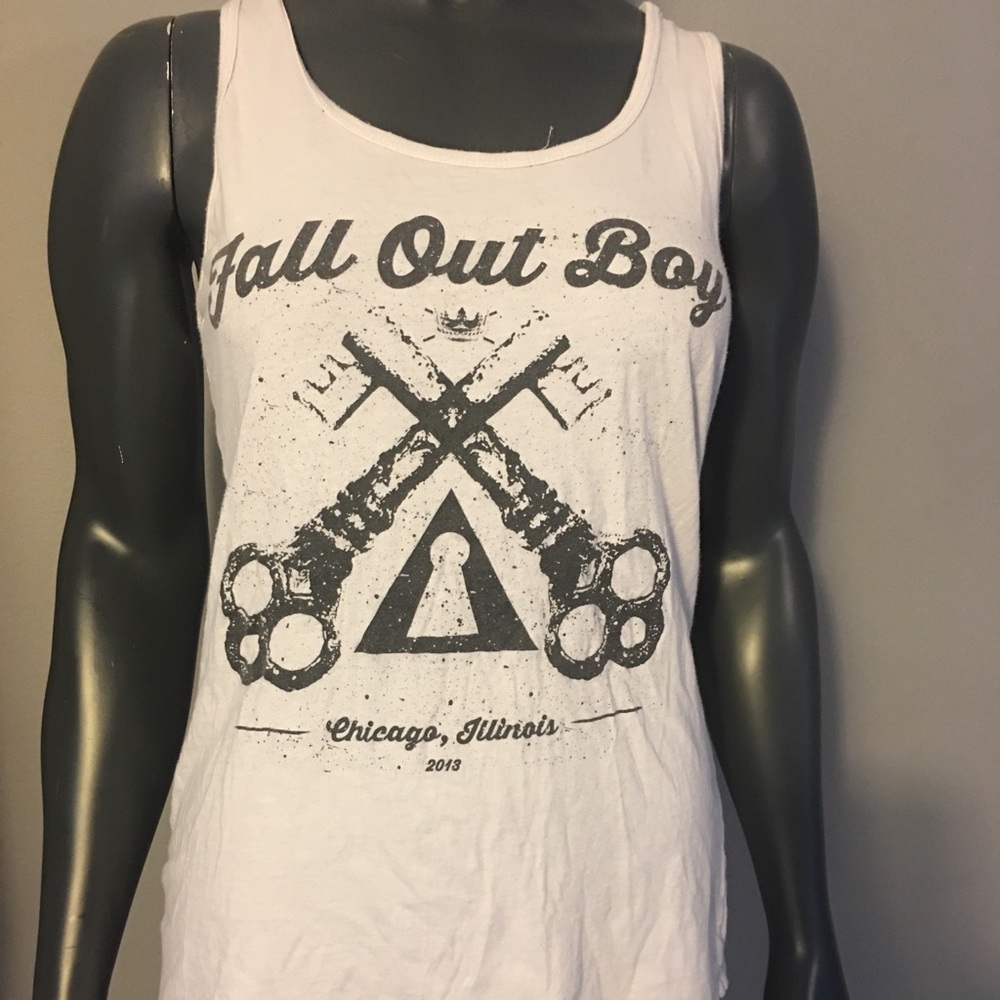 Fall out boy tour tank
